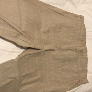 Stretch linen pants